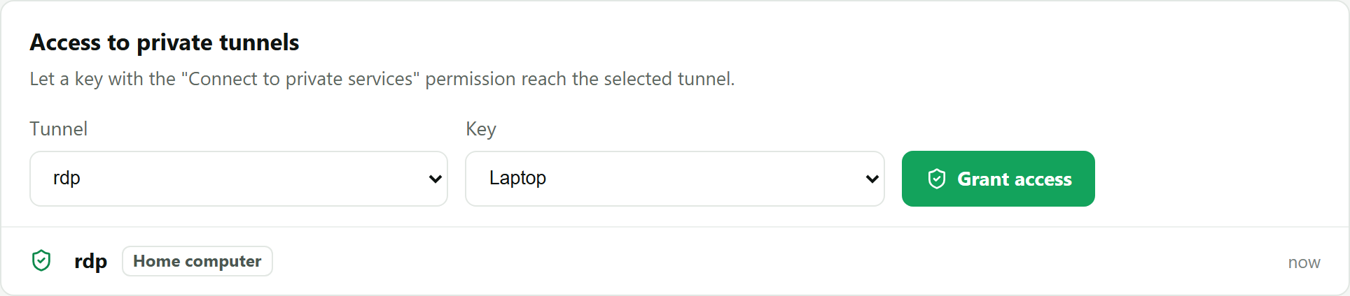 Access granted