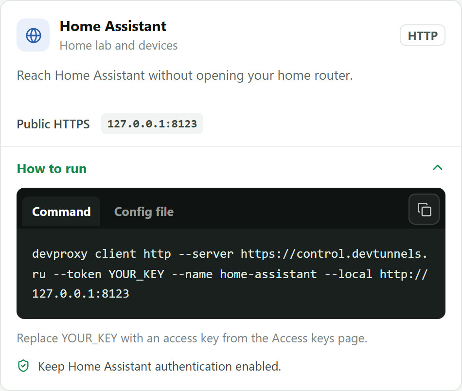 Home Assistant template